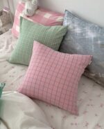 tartan check cushion cover - 画像 (2)