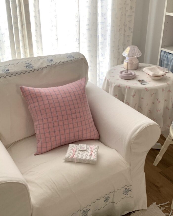 tartan check cushion cover - 画像 (14)