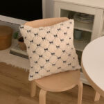 black tie cushion cover