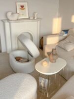 cloudy storage box stool