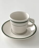 green tall tea cup&saucer - 画像 (7)