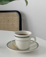 green tall tea cup&saucer - 画像 (3)