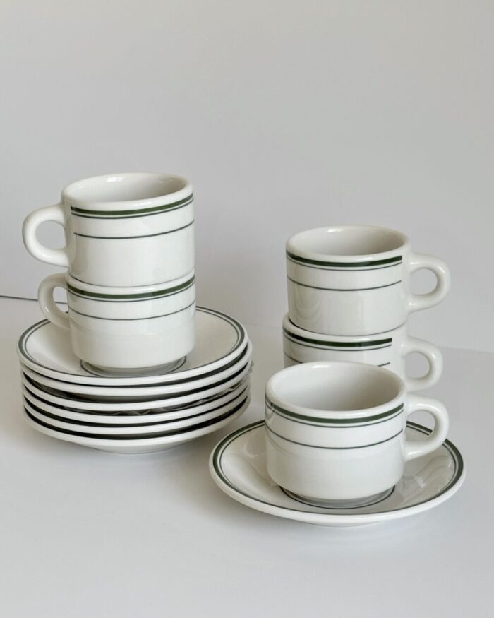 IMG_7644 green short tea cup&saucer - 画像 (4)