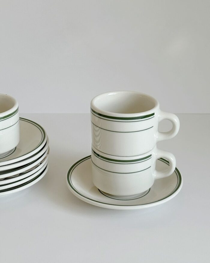 IMG_7648 green short tea cup&saucer - 画像 (3)