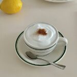 green round tea cup&saucer