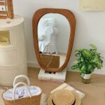 natural shape wall mirror