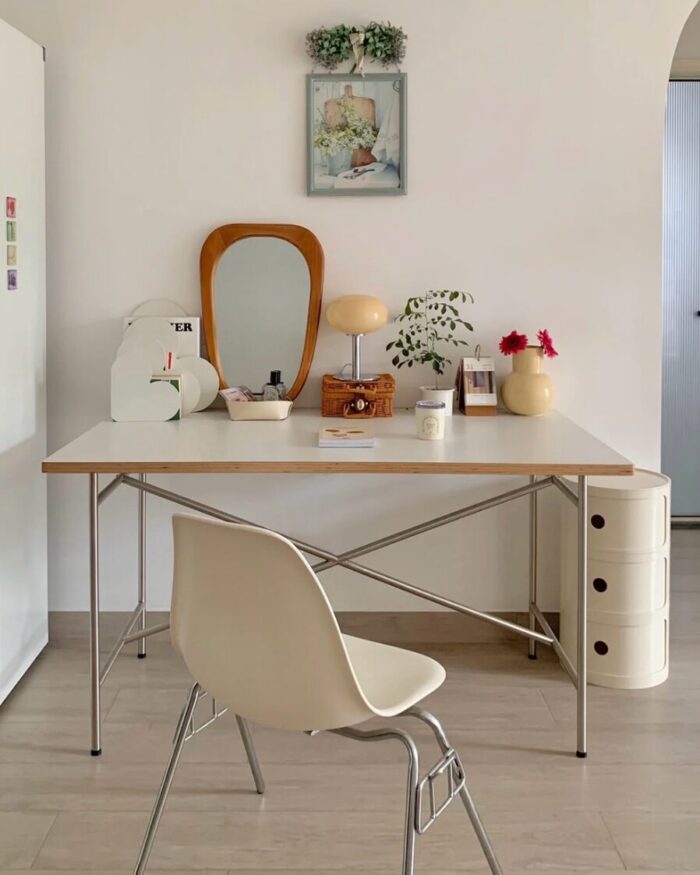 IMG_0309 natural shape wall mirror - 画像 (2)