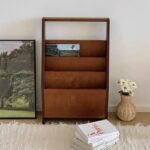 vintage magazine rack