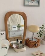 natural shape wall mirror - 画像 (4)