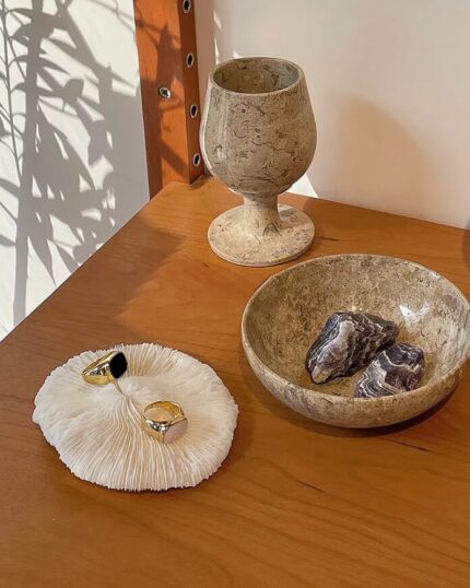 white round coral