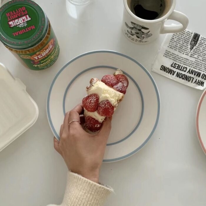 IMG_2326 baby blue rim plate - 画像 (2)