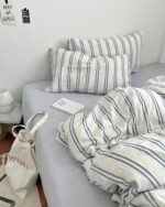 breeze stripe bedding cover set - 画像 (4)