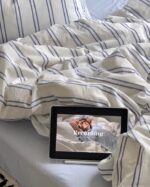 breeze stripe bedding cover set - 画像 (8)