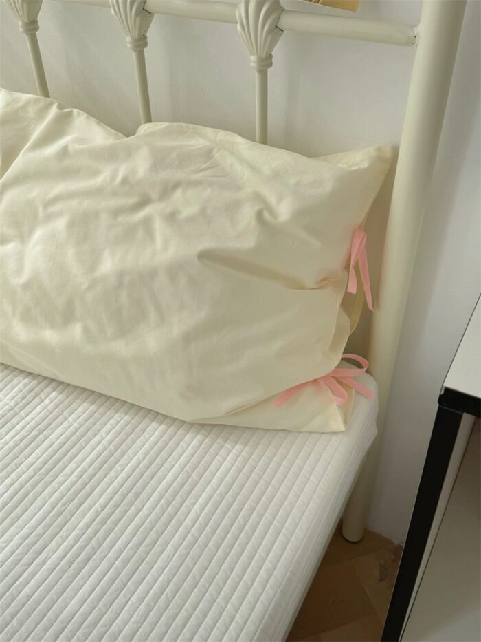 IMG_3193 butter cotton tie pillowcase - 画像 (6)