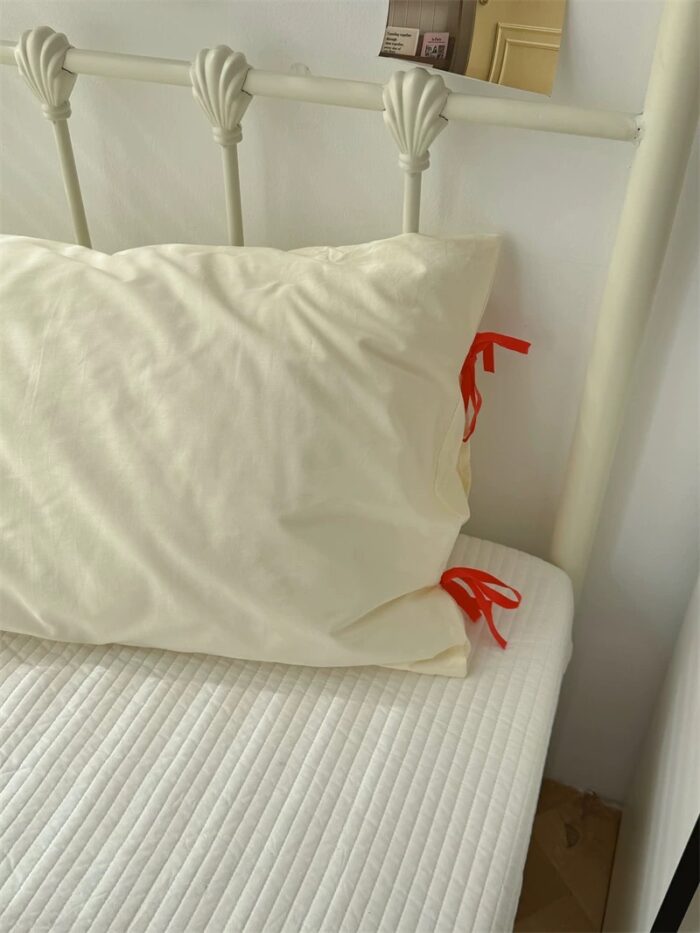 IMG_3208 butter cotton tie pillowcase - 画像 (5)