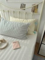 gingham tie pillowcase - 画像 (6)