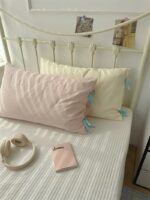 gingham tie pillowcase - 画像 (5)