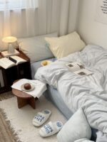 gingham tie pillowcase - 画像 (7)