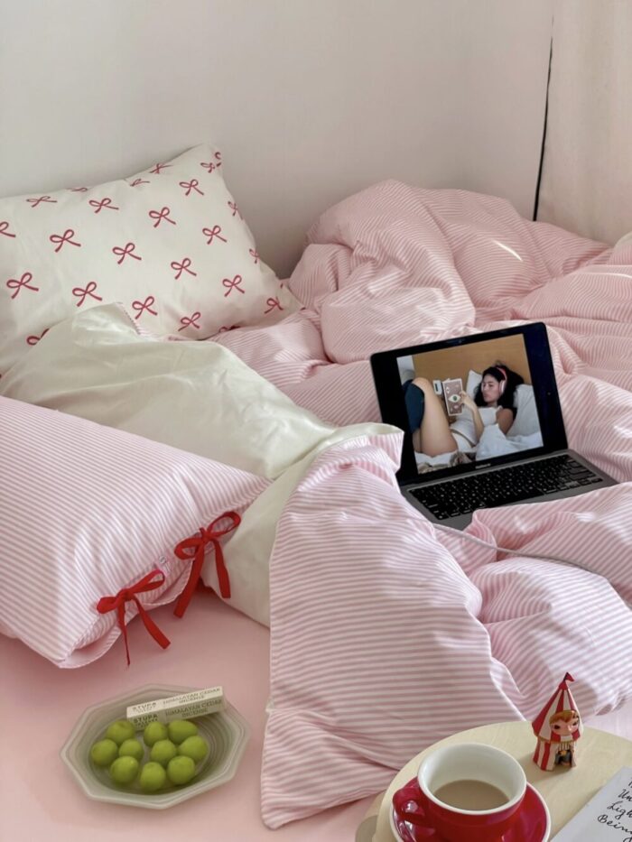 stripe tie bedding cover set - 画像 (22)