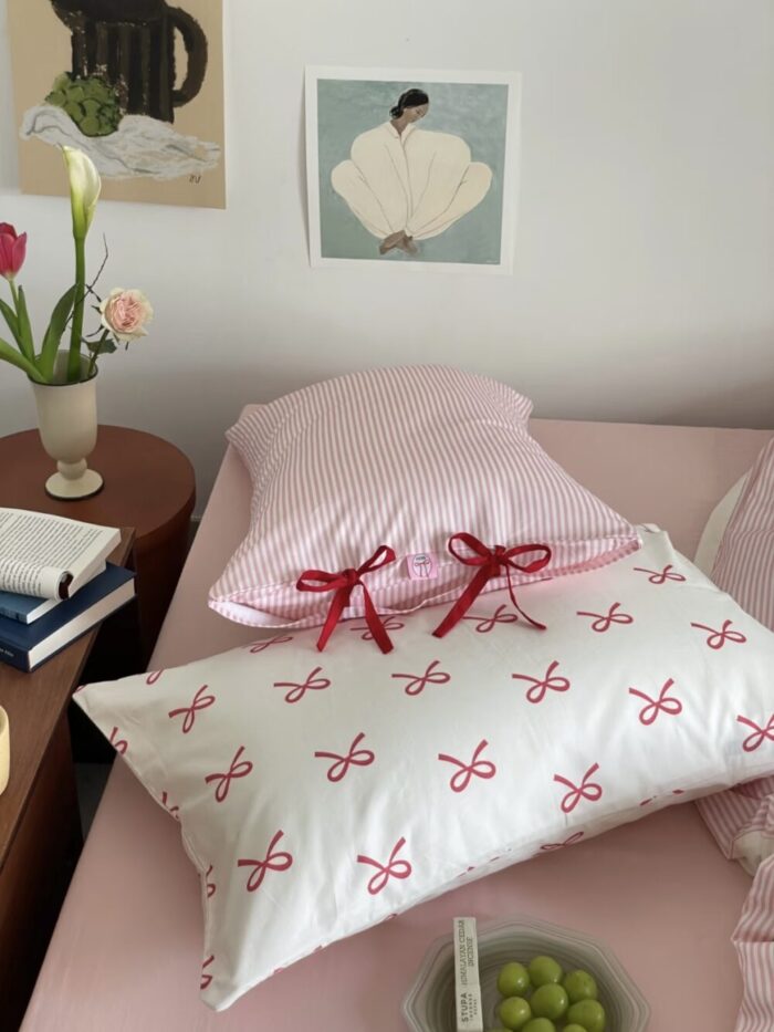 stripe tie bedding cover set - 画像 (7)