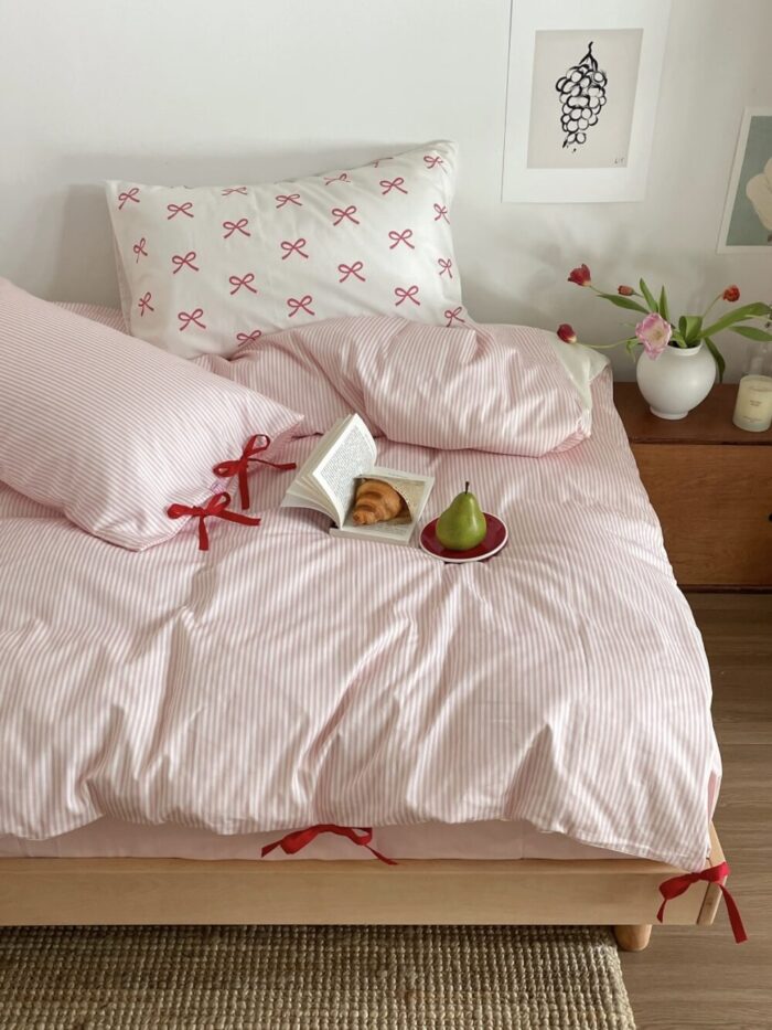 stripe tie bedding cover set - 画像 (11)
