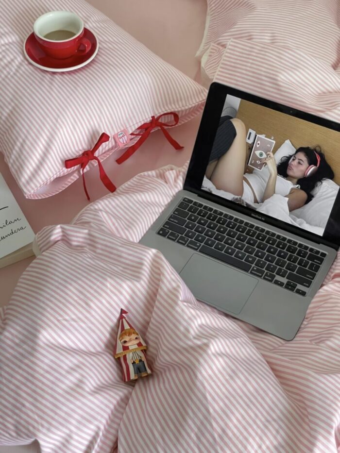 stripe tie bedding cover set - 画像 (30)