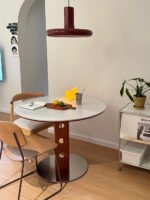 trio round wood table - 画像 (10)