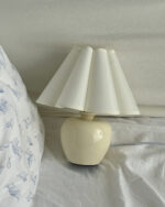 vintage apple frill lamp(butter)