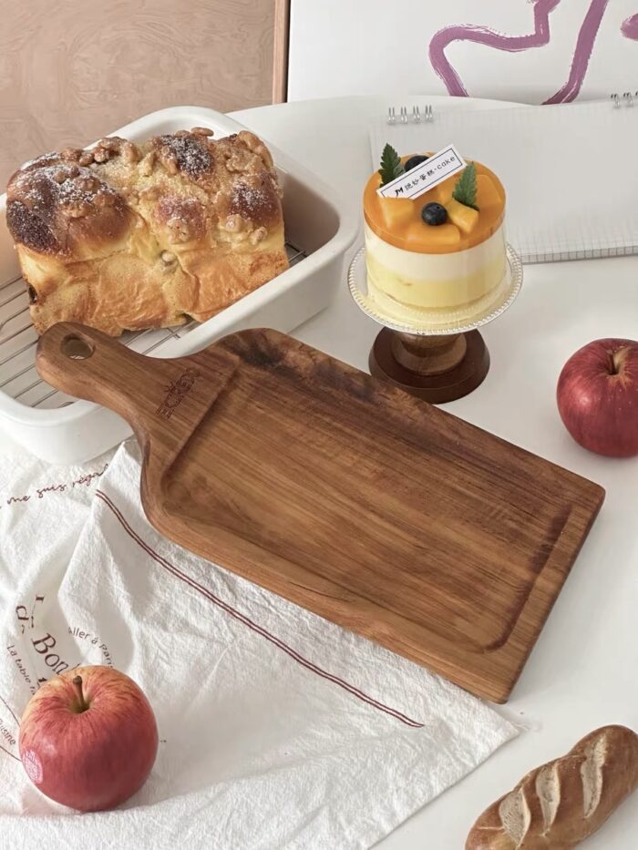 walnut 2way wooden cutting board - 画像 (7)