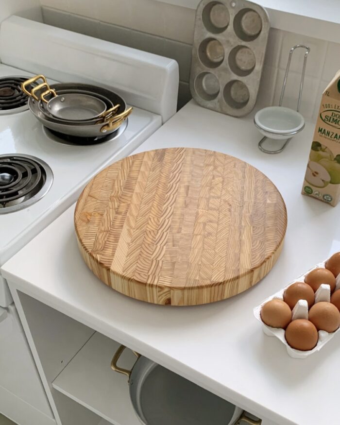 larchwood round cutting board - 画像 (22)