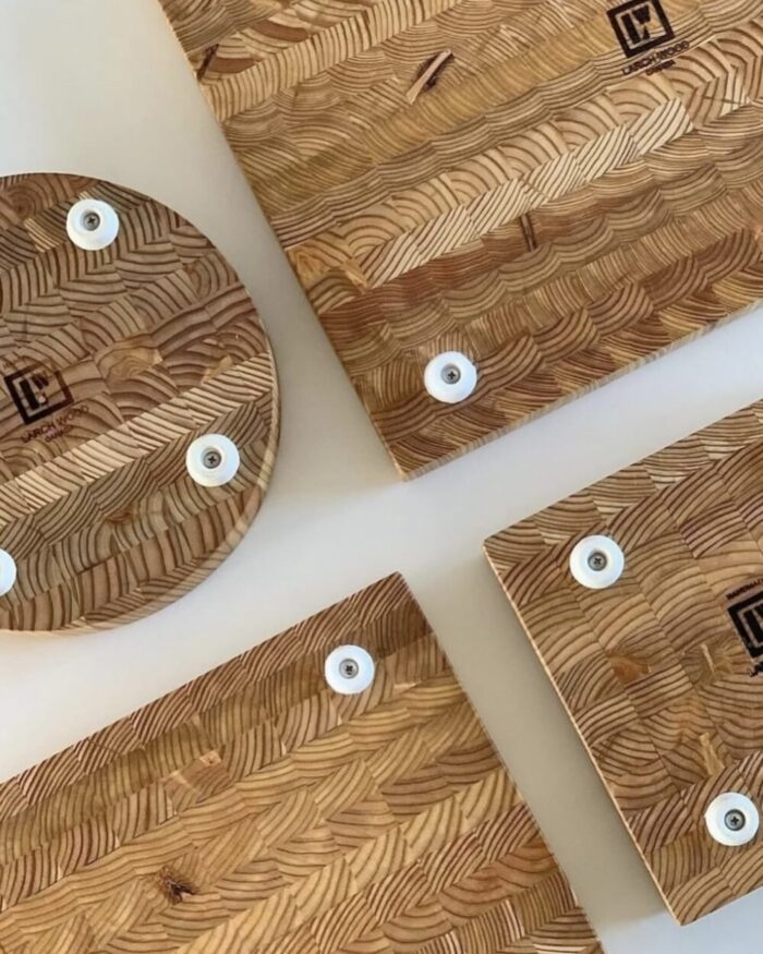 larchwood round cutting board - 画像 (30)