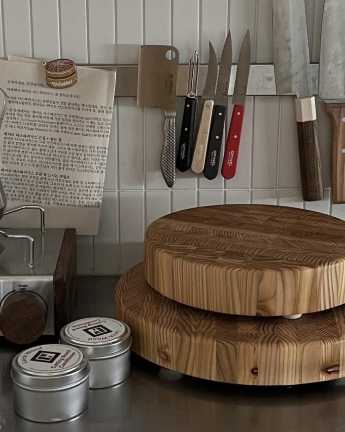 larchwood round cutting board - 画像 (28)