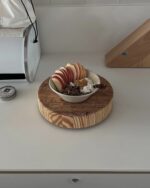 larchwood round cutting board - 画像 (9)
