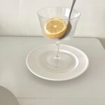 Italy pear glass cup