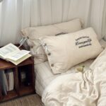 milky cotton bedding cover set