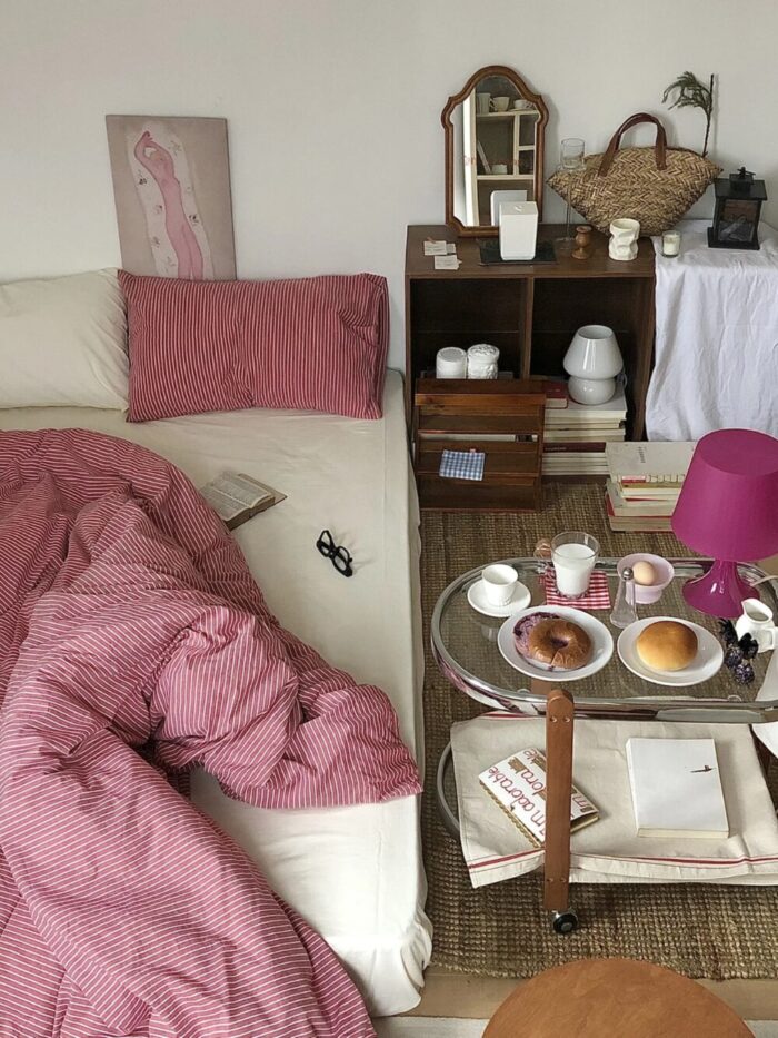 vintage oval glass trolley - 画像 (3)