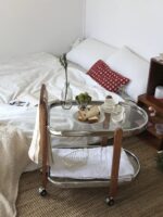 vintage oval glass trolley - 画像 (4)