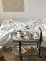 vintage oval glass trolley - 画像 (7)