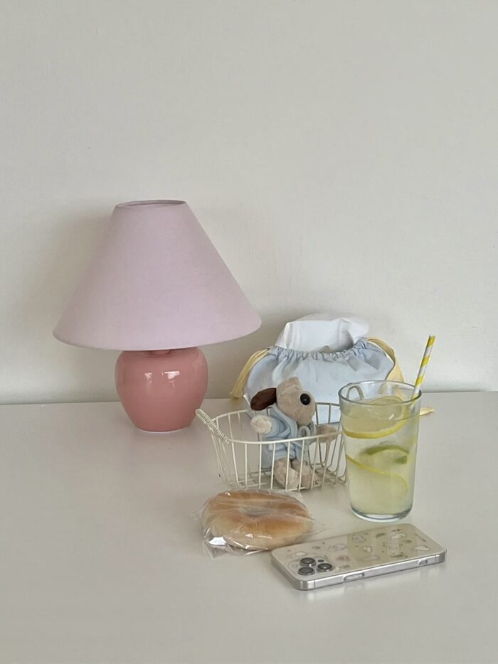 vintage apple lamp(peach) - 画像 (2)