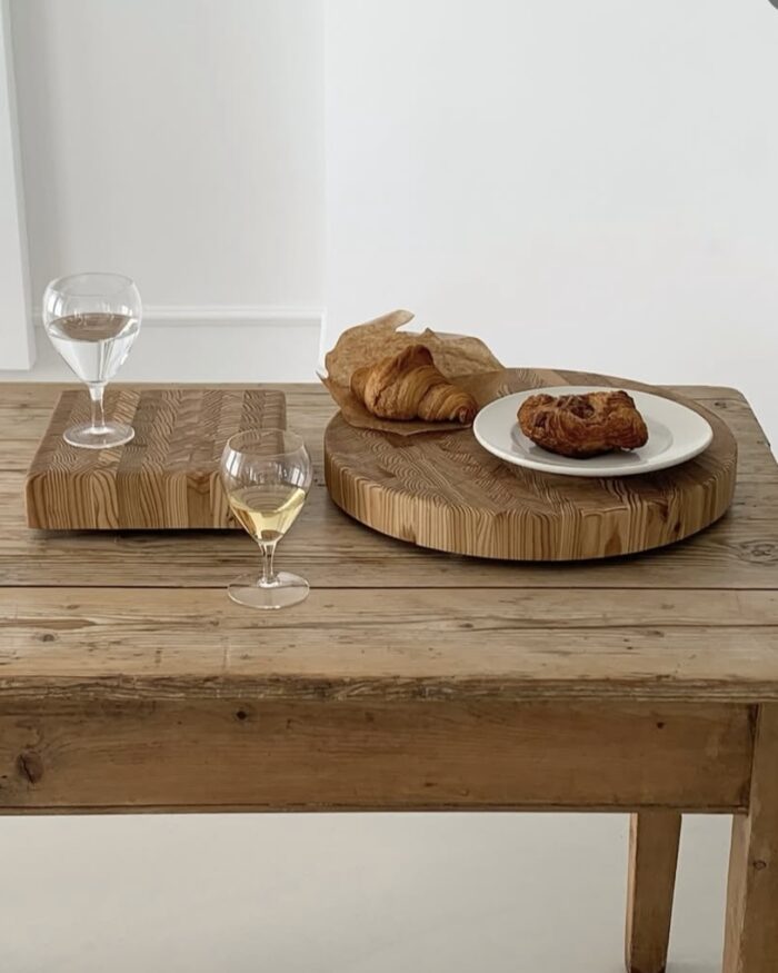 larchwood round cutting board - 画像 (27)