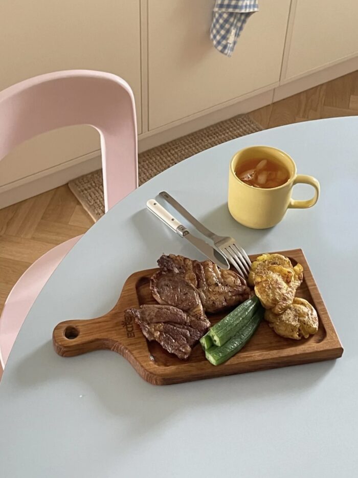 walnut 2way wooden cutting board - 画像 (5)