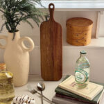 slim wooden cutting board