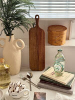 slim wooden cutting board