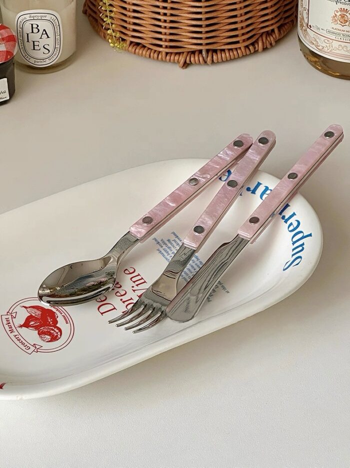 pink pearl cutlery - 画像 (10)