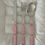 pink pearl cutlery