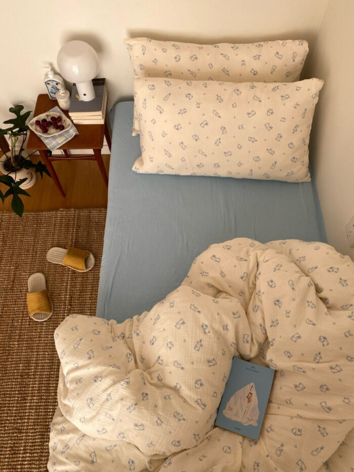 baby bunny bedding cover set - 画像 (3)