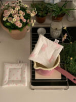 ribbon dot cushion coaster - 画像 (3)