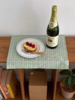cozy check kitchen cloth