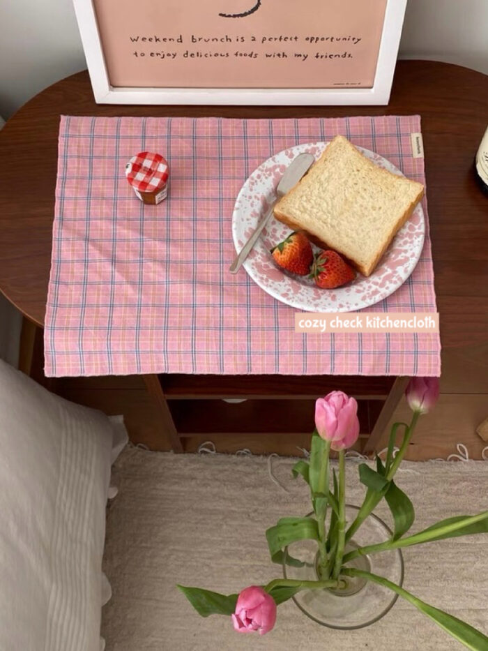 IMG_0937 cozy check kitchen cloth - 画像 (2)