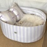 candy blueberry pet bed